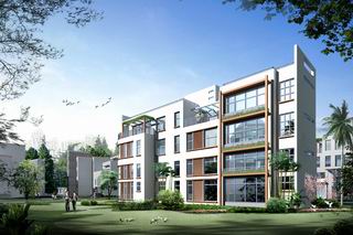 别墅式M型商务研发楼